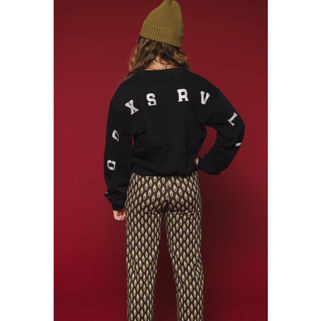 Looxs Revolution Sweater logo backprint black voor meisjes in de kleur 2433-5320-099 large