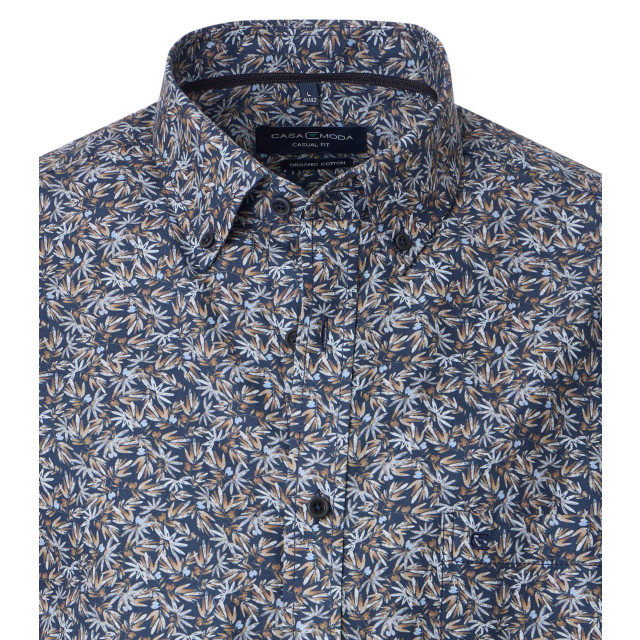 Casamoda Heren overhemd 444307500 100 blue Overhemd 444307500 100Blue large