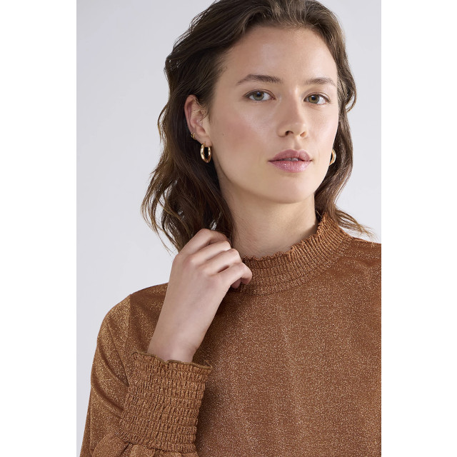Summum 3s5009-30644 smocked top fine lurex jersey 3s5009-30644 Smocked top Fine Lurex Jersey large