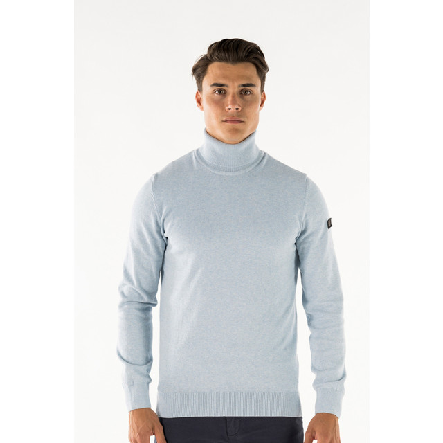 PRESLY & SUN Keith turtle neck pullover PS-KEITH-SKY-3XL large