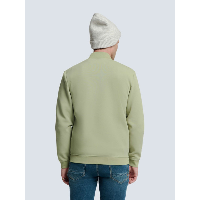 No Excess Sweater full zipper pique bomber smoke 25100806SN-049 large