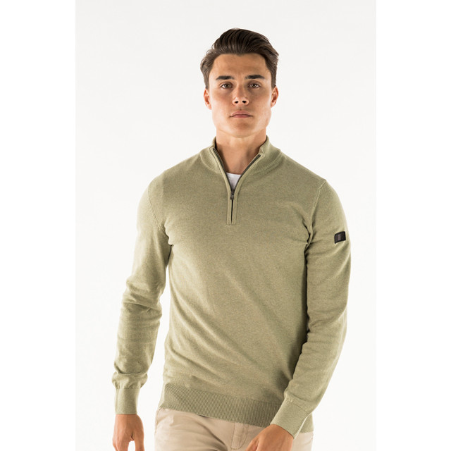 PRESLY & SUN Lewis zip knitted pullover PS-LEWIS-WAS-XXL large