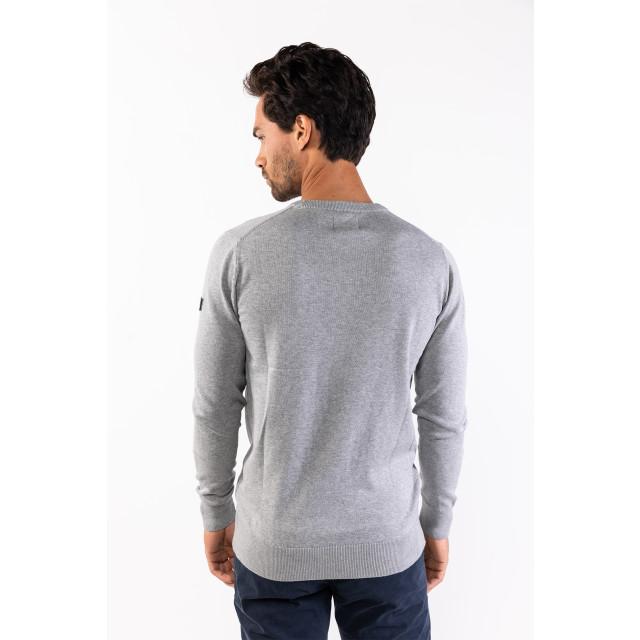 PRESLY & SUN Will r-neck knitted pullover PS-WILL-GRY-XXL large