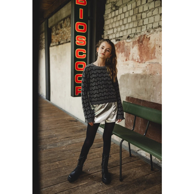 Looxs Revolution Skort zilver voor meisjes in de kleur 2433-5798-840 large