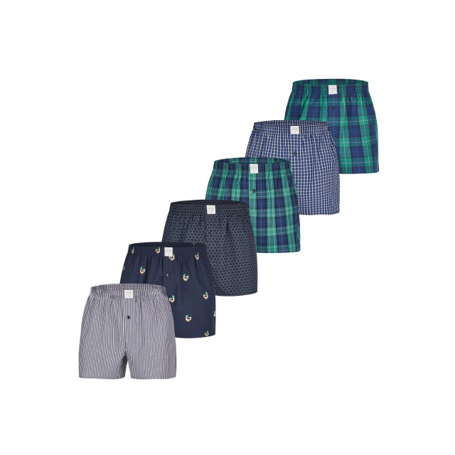 MG-1 Wijde kinder boxershorts jongens 6-pack d405k MG1-405K large