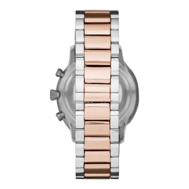 Emporio Armani / brons stalen chronograaf heren horloge Emporio Armani Zilver / Brons Stalen Chronograaf Heren Horloge large