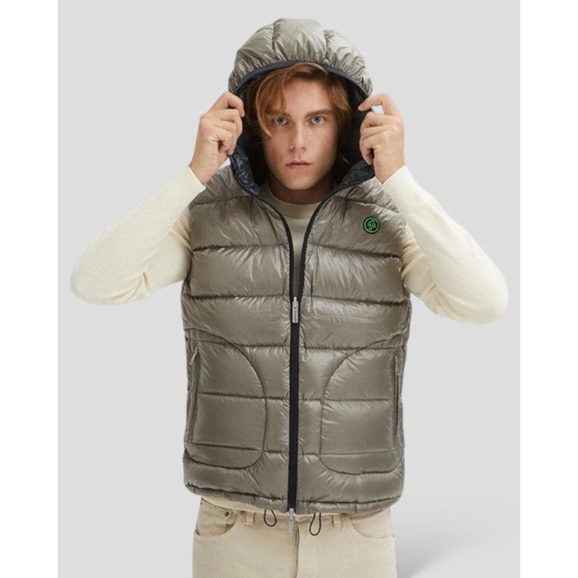 Centogrammi /groen omkeerbare bodywarmer heren Centogrammi Grijs/Groen Omkeerbare Bodywarmer Heren large