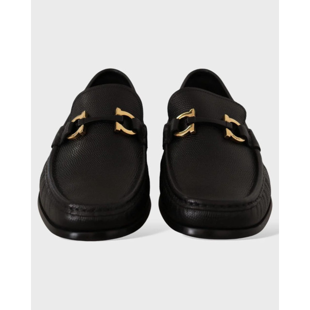 Ferragamo Kalfsleer moccasins loafers schoenen Salvatore Ferragamo Kalfsleer Moccasins Loafers Schoenen Zwart large