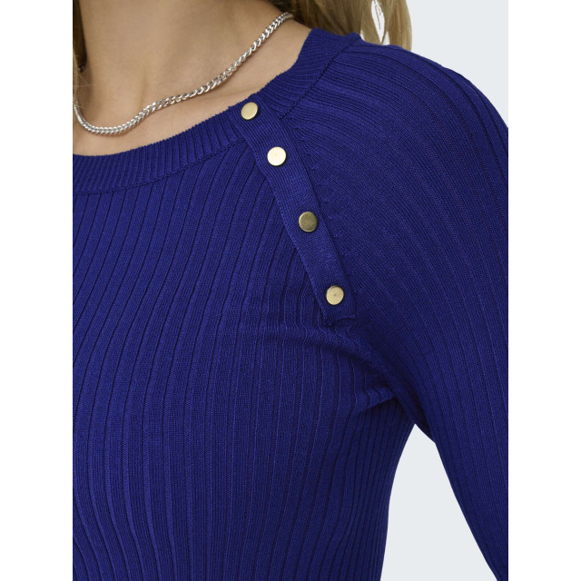 Only Onlmeddi ls button detail o-neck sodalite blue 15324606-220190 large Only Onlmeddi ls button detail o-neck sodalite blue 15324606-220190 large