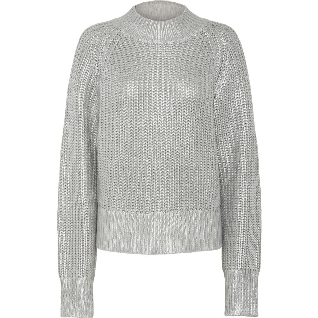 Y.A.S Yasmarissi ls knit pullover alloy/silver 26036383-300435001 large