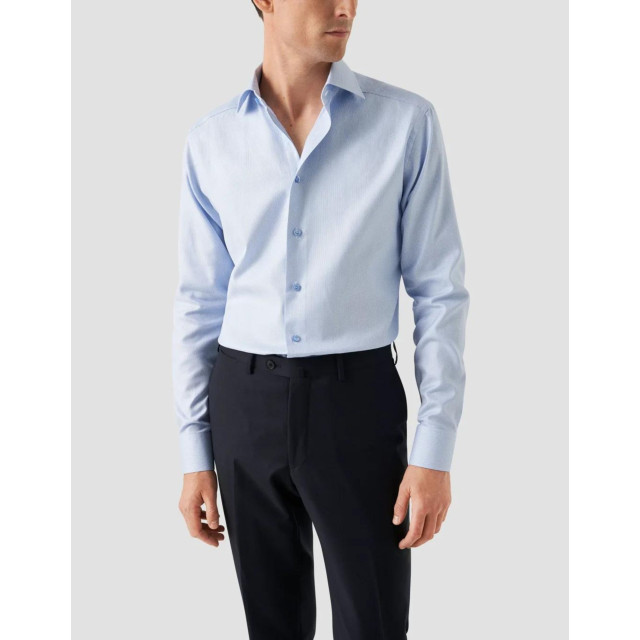 Eton Semi solid signature twil shirt lange mouw overhemden 100012175 100012175 large
