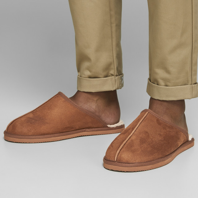 Jack & Jones Jfwdudely microfiber slipper almond 12170311-ALM-46 large