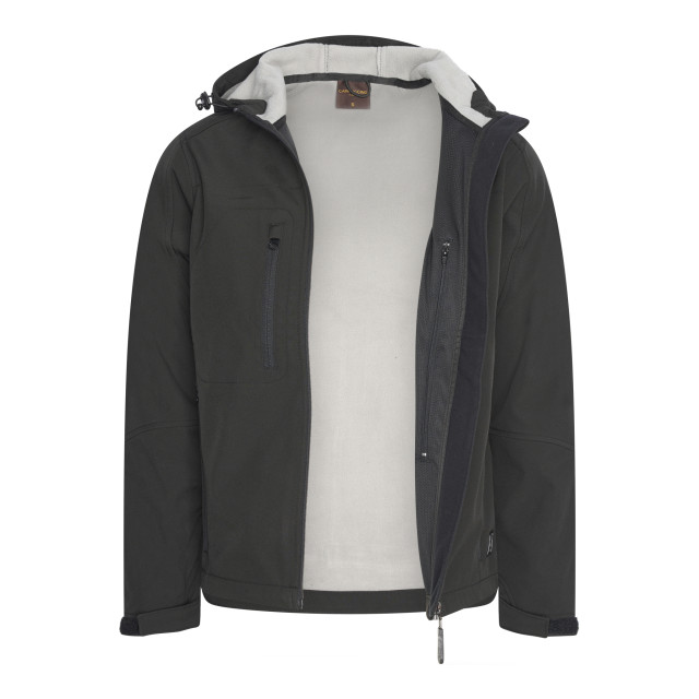 Cappuccino Italia Softshell hood jacket black cap-sof-ho-blk-XXL large