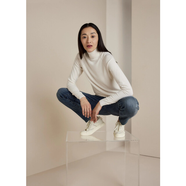 Summum Paris-7890 122 sweater turtle neck basic knit (7s5529) ivory Paris-7890 122 large