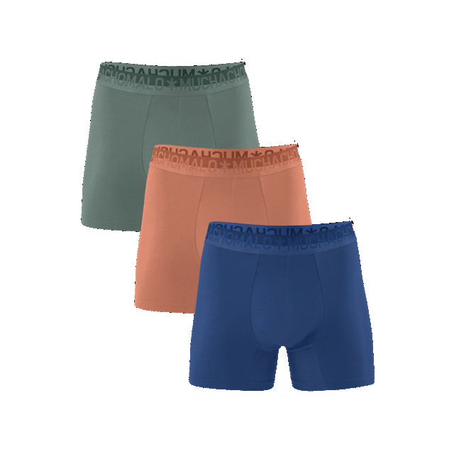 Muchachomalo Heren 3-pack boxershorts effen COTTON1132-70 large