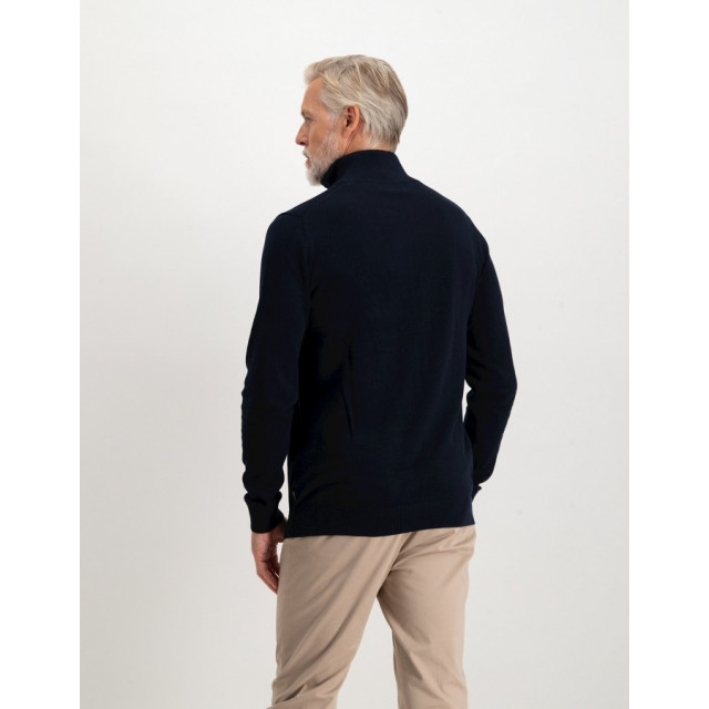 Saint Steve Cas 19480 dark navy heren zip trui Dark Navy/Cas 19480 large