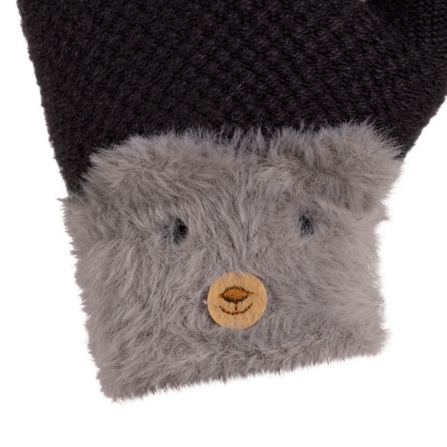 Trespass Gebreide lunark handschoenen voor kinderen/kinderen UTTP6214_darkgrey large