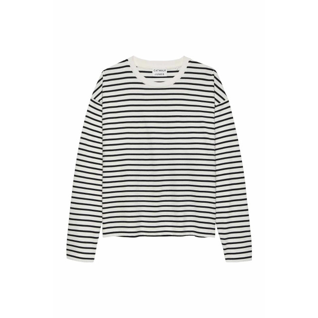 Catwalk Junkie 2402040601 relaxed stripe long sleeve 2402040601 Stripe longsleeve large