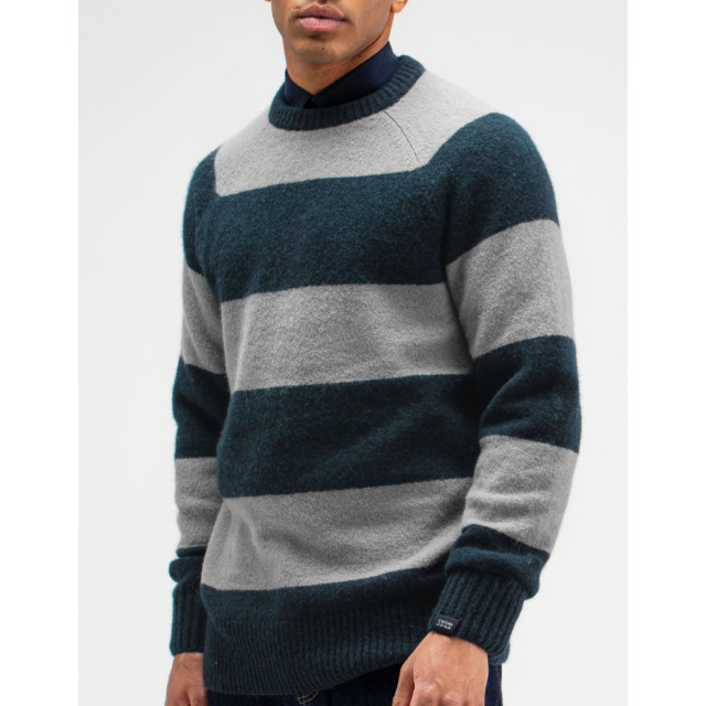 Butcher of Blue Edmund stripe crew truien m2426018 M2426018 large