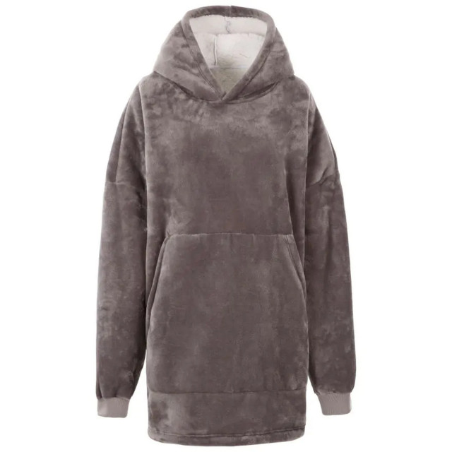 Trespass Uniseks volwassen knusse oversized hoodie deken UTTP6208_stormgrey large