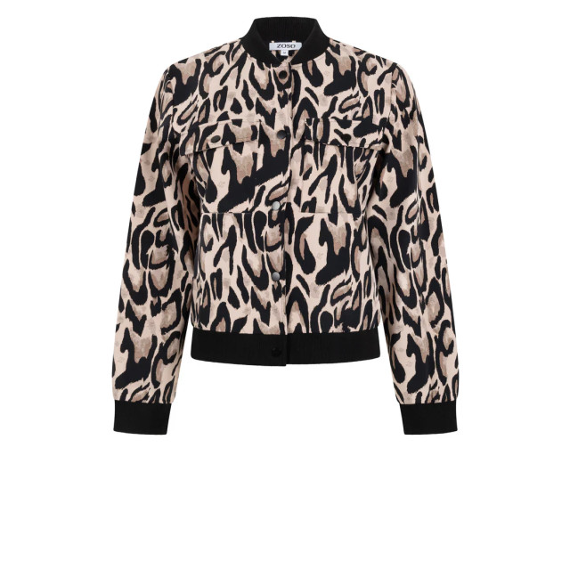 Zoso Travel jacket amanda back greige 245Amanda large