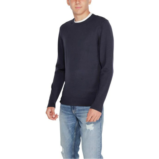 Calvin Klein Trui Calvin Klein Merino Crewneck Trui In Blauw large