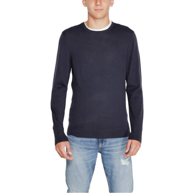 Calvin Klein Trui Calvin Klein Merino Crewneck Trui In Blauw large