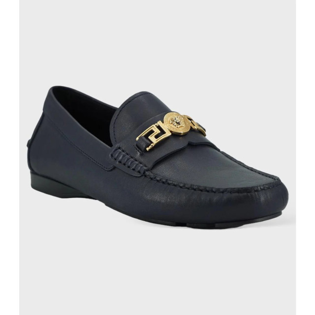 Versace Kalfsleren loafers Versace Kalfsleren Loafers Blauw large