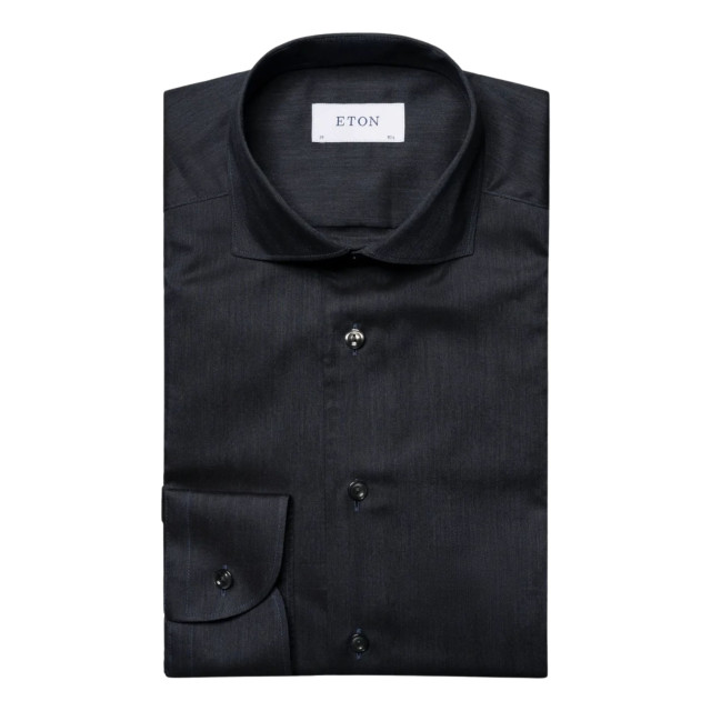 Eton Herringbone wrinkle free flannel shirt lange mouw overhemden 100012184 100012184 large