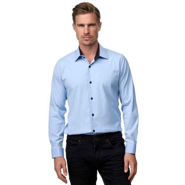 Rusty Neal Overhemd slim fit 44-hellblau-L large