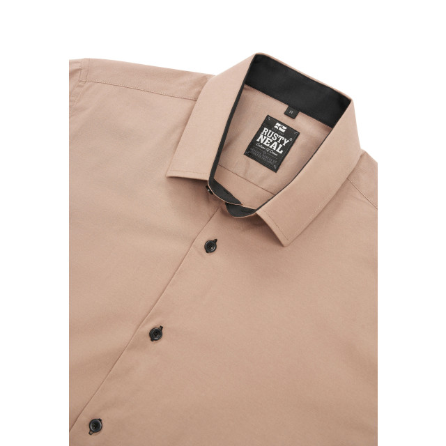 Rusty Neal Overhemd slim fit 44-beige-6XL large