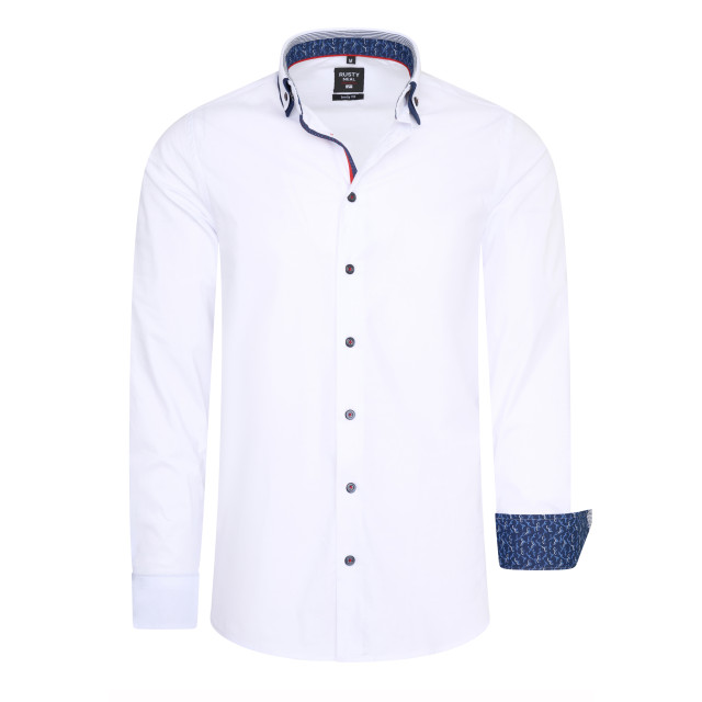 Rusty Neal Overhemd regular fit 11023-wht-M large