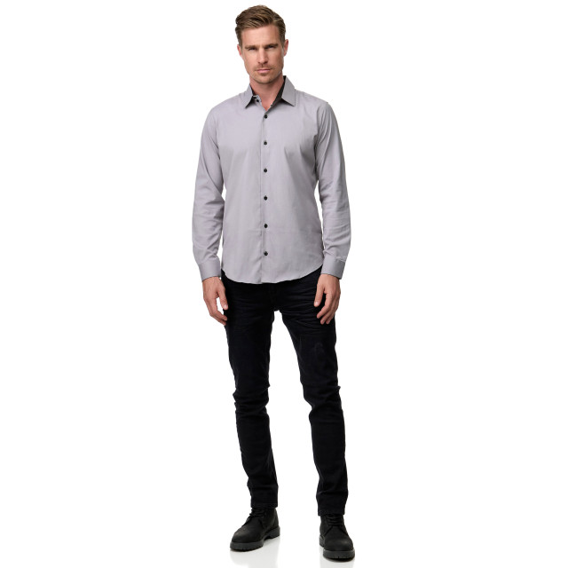 Rusty Neal Overhemd slim fit 44-gry-XL large
