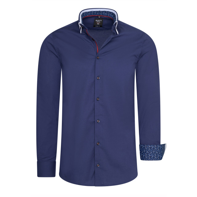 Rusty Neal Overhemd regular fit 11023-nvy-L large