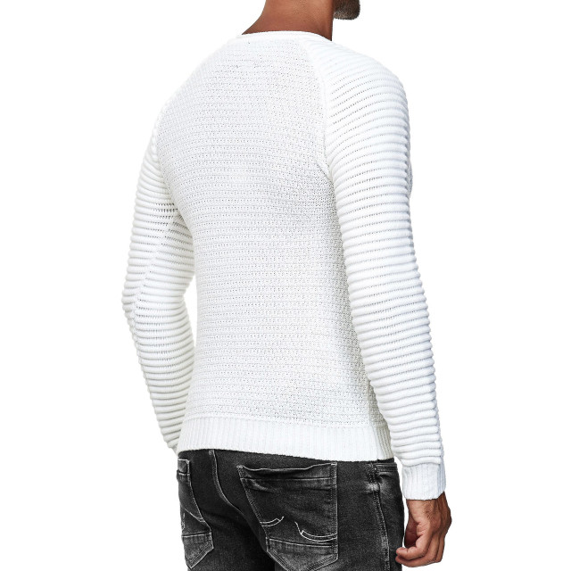 Rusty Neal Ronde hals trui 13318-wht-XL large