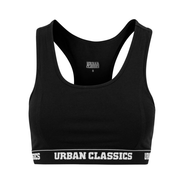 Urban Classics Dames/bh met logo UTTN379_black large