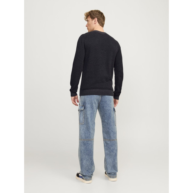 Jack & Jones Jjeglobe knit crew neck noos antraciet 5219.85.0002 large