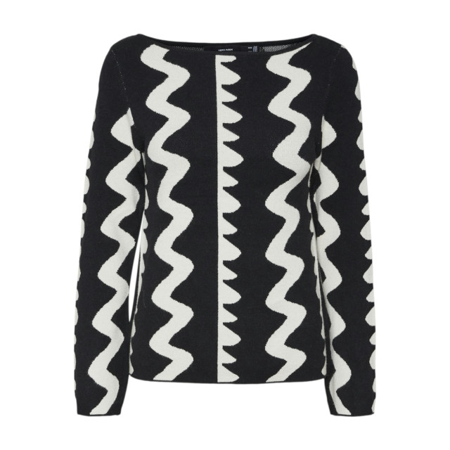Vero Moda Vmbronze art ls boatneck pullover dessin 4219.89.0072 large Vero Moda Vmbronze art ls boatneck pullover dessin 4219.89.0072 large