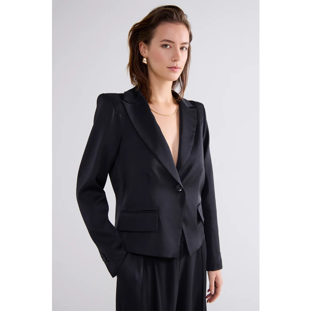 Summum 1s1211-12124 blazer crepe viscose blend 1s1211-12124 Blazer crepe large