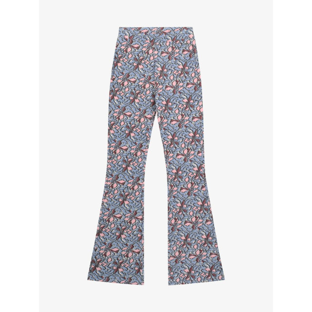Nik & Nik Meisjes flared pants lavender blue soft pink G-2-911-2404-4897 large