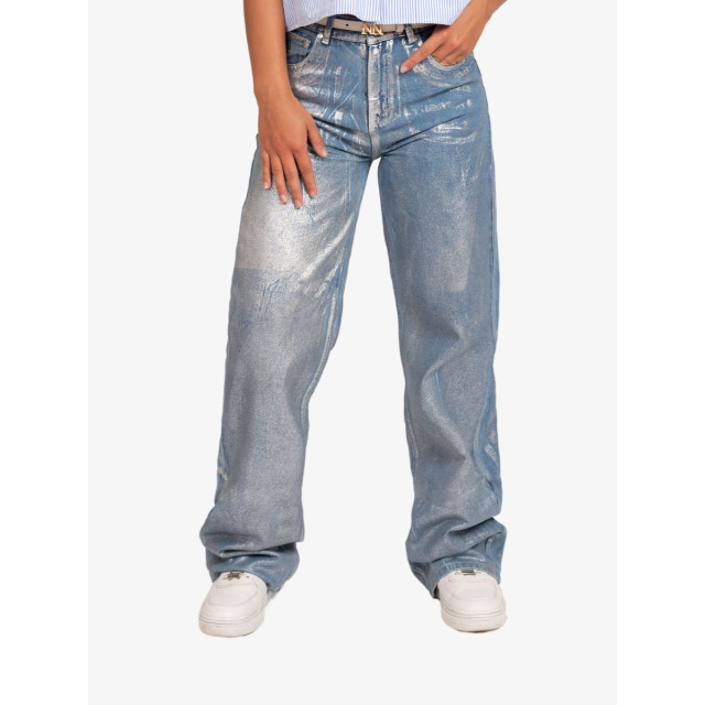 Nik & Nik Meisjes broek metallic G-2-886-2404-4698 large