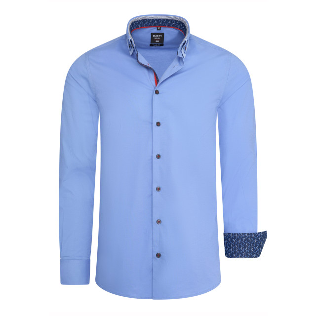 Rusty Neal Overhemd regular fit 11023-blau-XL large