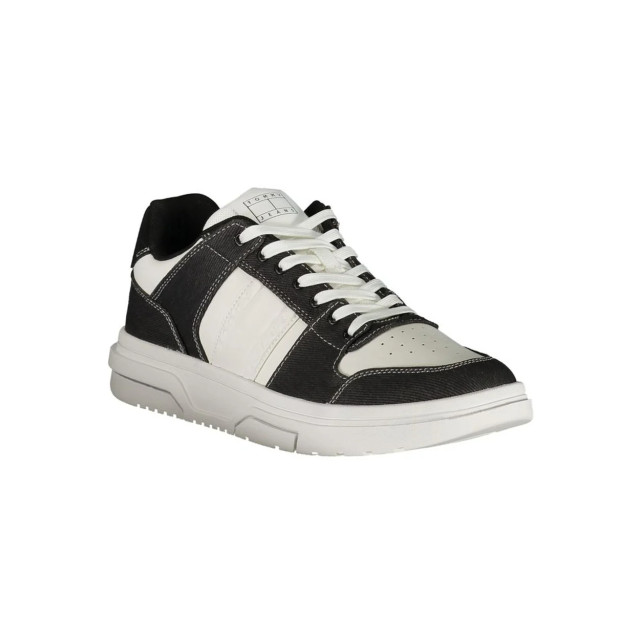 Tommy Hilfiger Polyester sneaker Tommy Hilfiger Zwarte Brooklyn Leren Sneaker large