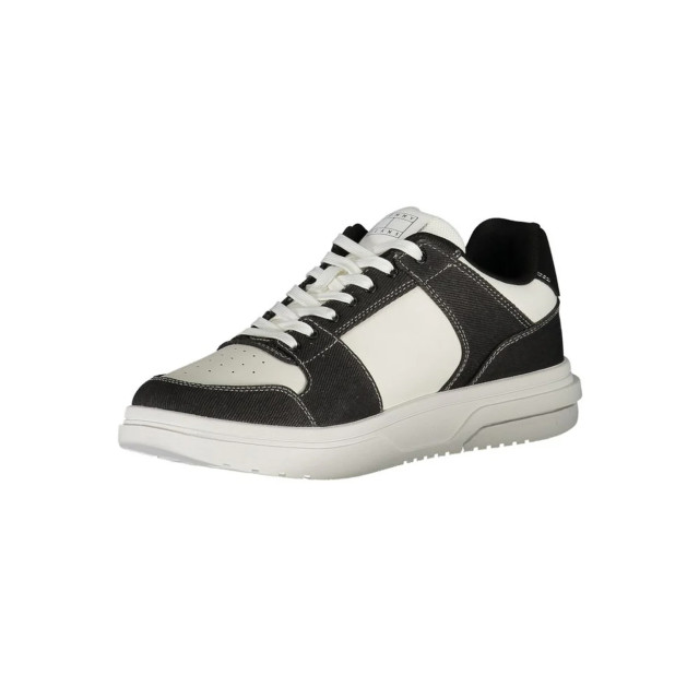 Tommy Hilfiger Polyester sneaker Tommy Hilfiger Zwarte Brooklyn Leren Sneaker large