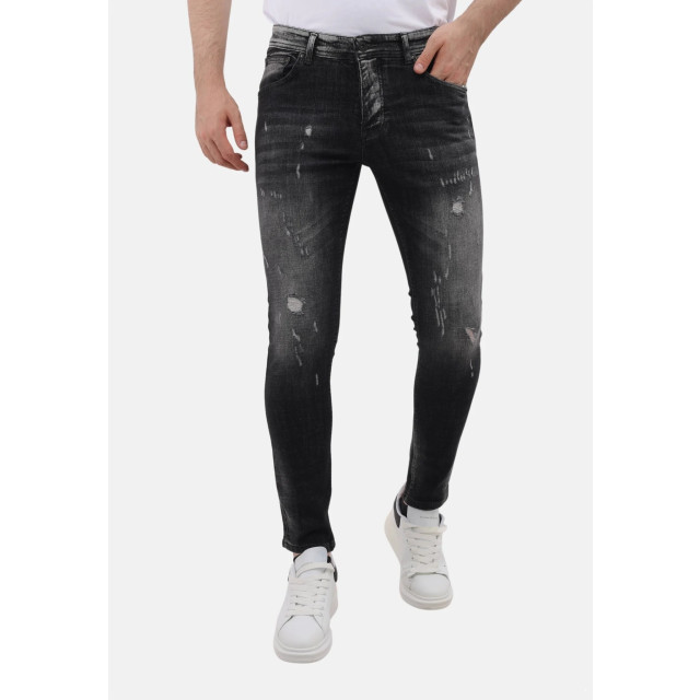 Mario Morato Ripped jeans slim fit met stretch mm MM-S-1979/111 large