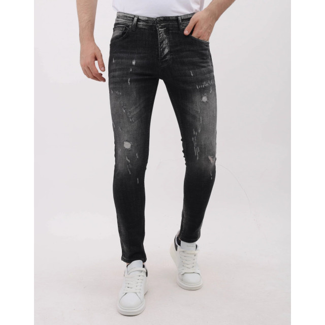 Mario Morato Ripped jeans slim fit met stretch mm MM-S-1979/111 large