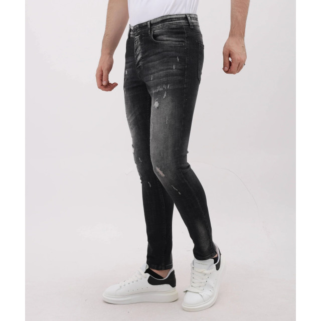 Mario Morato Ripped jeans slim fit met stretch mm MM-S-1979/111 large