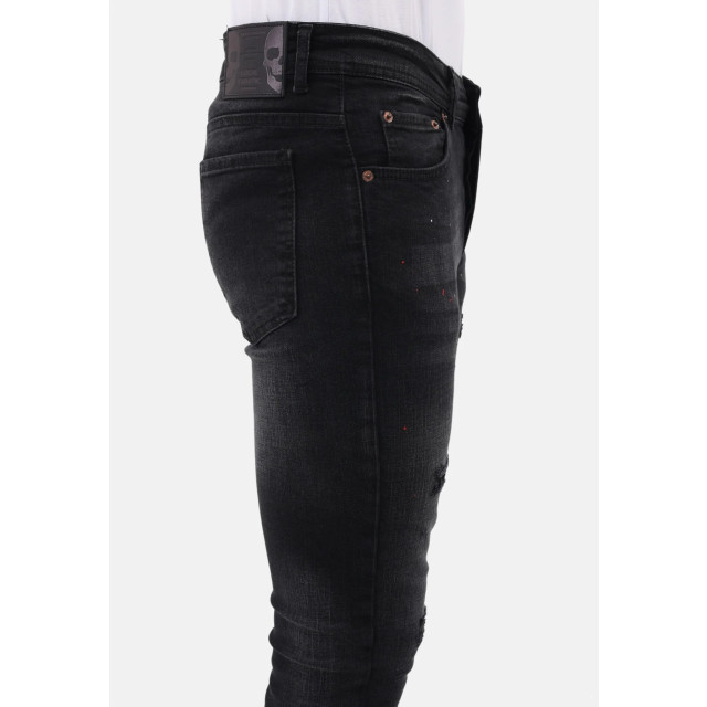 Mario Morato Slim fit ripped jeans met verfspatten mm MM-S-1979/116 large