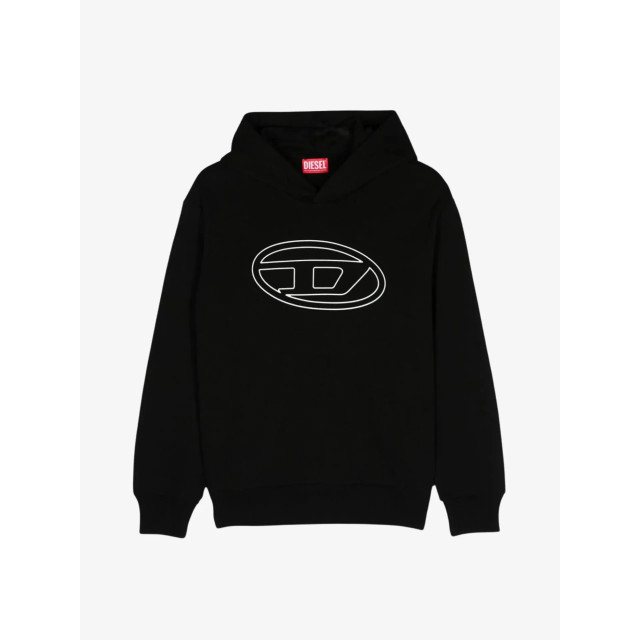 Diesel Jongens hoodie sbigovalhood zwart J02017-0IEAX-K900 large