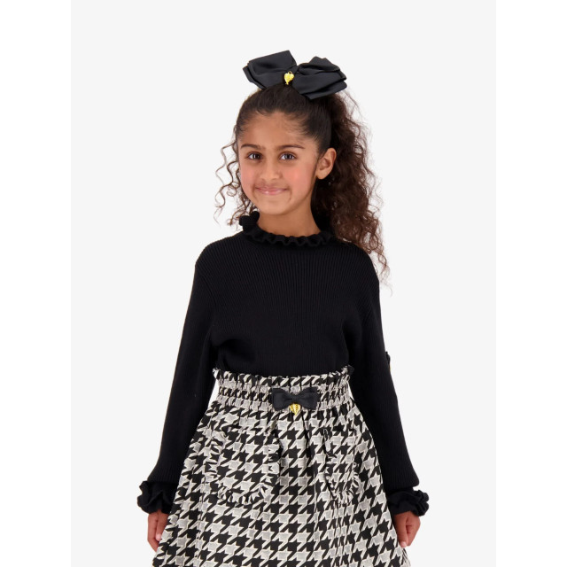 Angels Face Meisjes top elma rib zwart 61103099-BLACK large